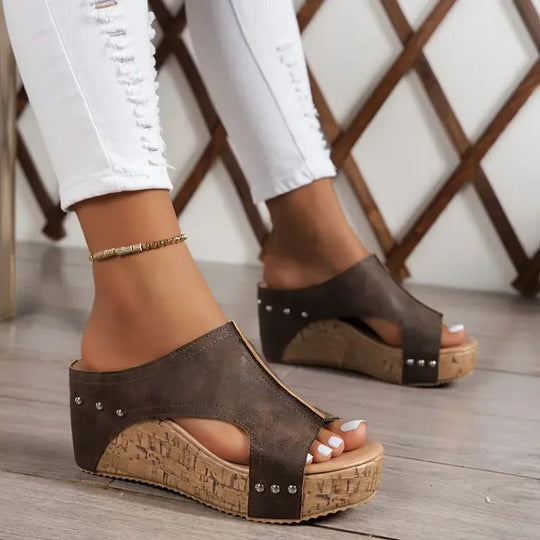 Chique Open-Teen Sandalen voor Vrouwen