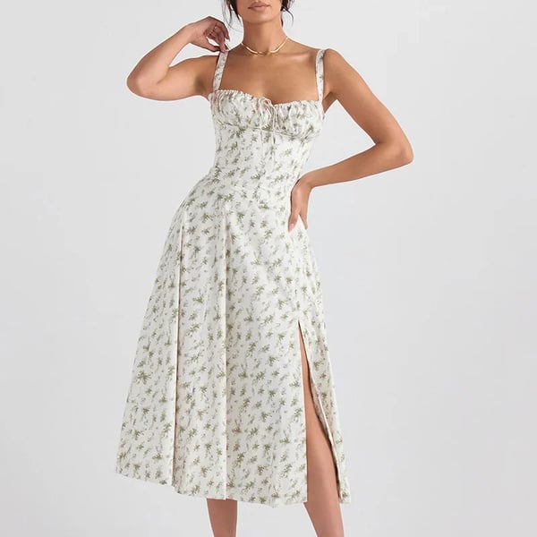 Elegante Zomerjurk met Bloemenprint voor Vrouwen