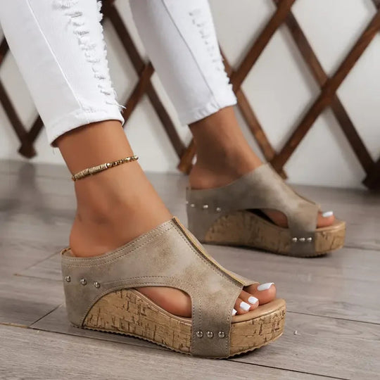 Chique Open-Teen Sandalen voor Vrouwen