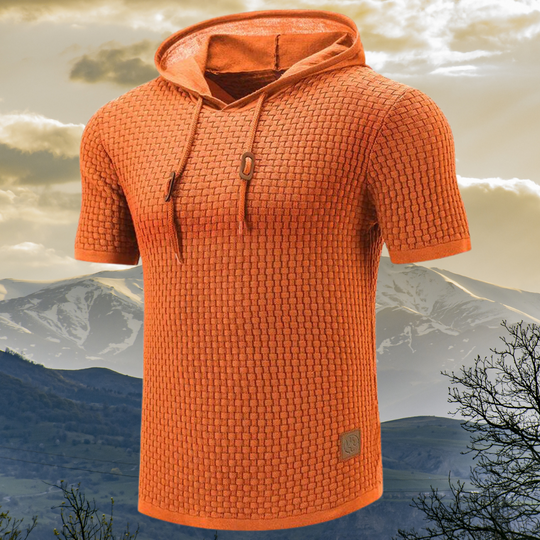 Korte Mouwen Hoodie voor Mannen
