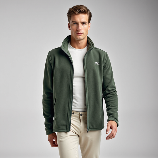 Thermische Winterjas met Hoogwaardig Fleece voor Mannen