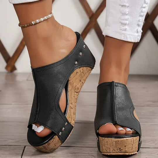 Chique Open-Teen Sandalen voor Vrouwen