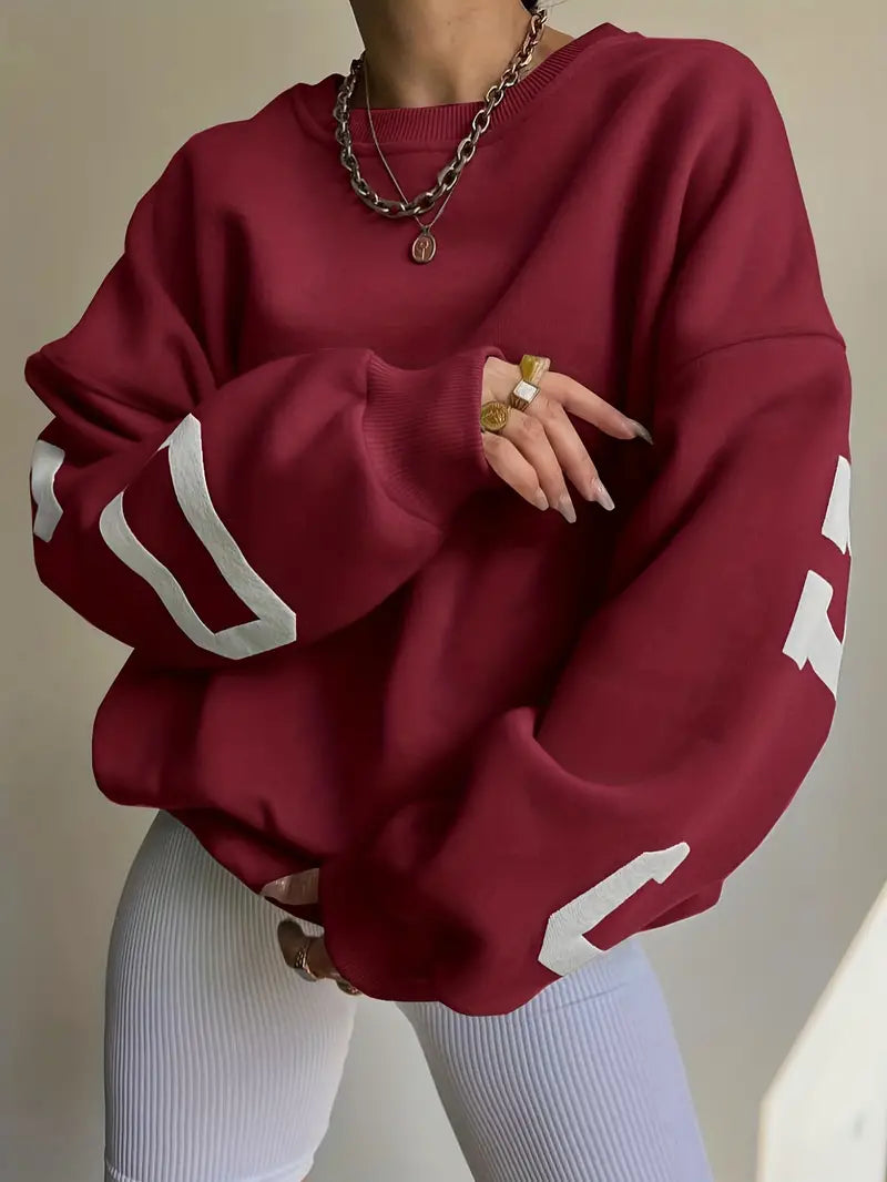 Comfortabele Oversized Sweatshirt voor Vrouwen