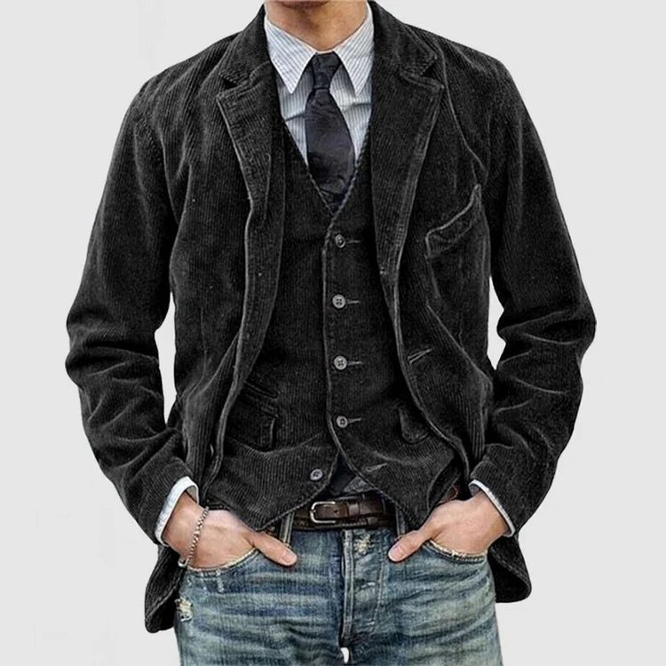 Vintage Corduroy Jas voor Mannen