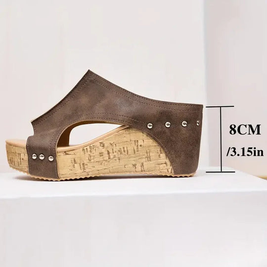 Chique Open-Teen Sandalen voor Vrouwen