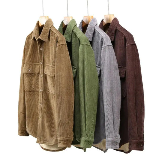 Corduroy Winterjas voor Mannen