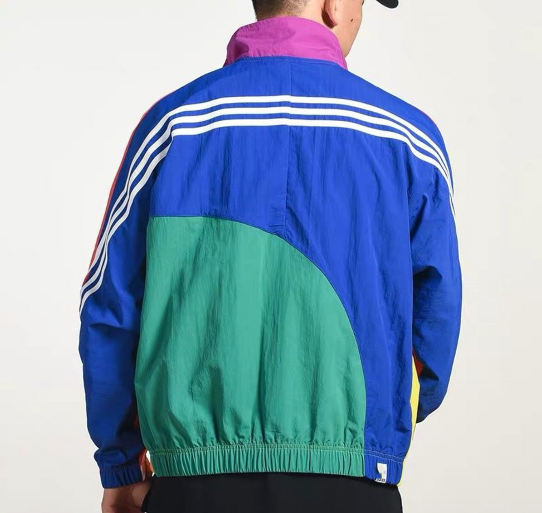 Retro Sportieve Windbreaker voor Mannen