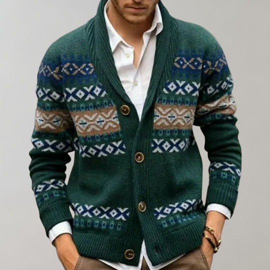 Luxe Kerst Vest met Knopen voor Mannen