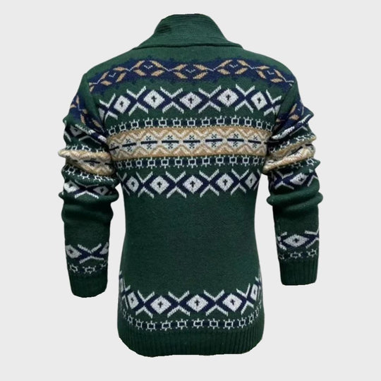 Luxe Kerst Vest met Knopen voor Mannen