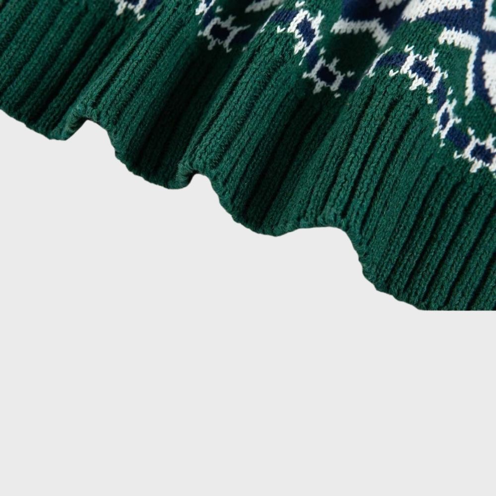Luxe Kerst Vest met Knopen voor Mannen