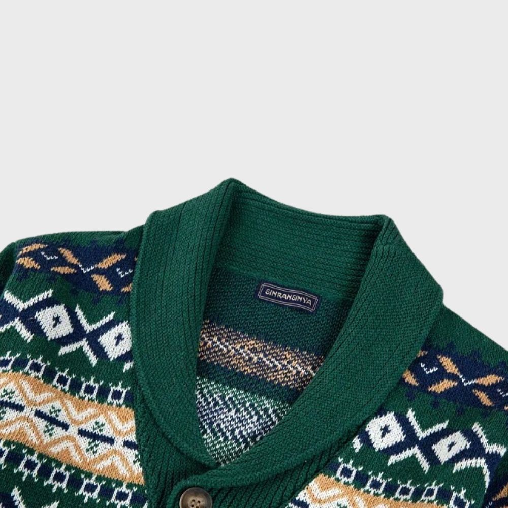 Luxe Kerst Vest met Knopen voor Mannen