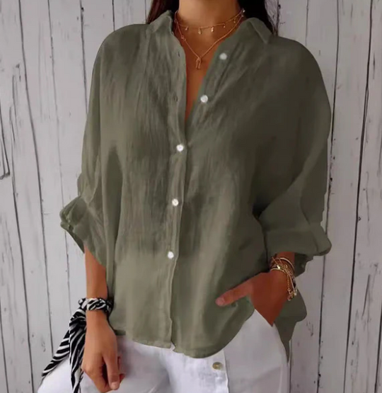 Casual Oversized Button-Down Shirt voor Vrouwen