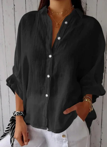 Casual Oversized Button-Down Shirt voor Vrouwen