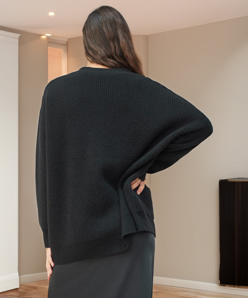 Geribbelde Cardigan met Knopen voor Vrouwen