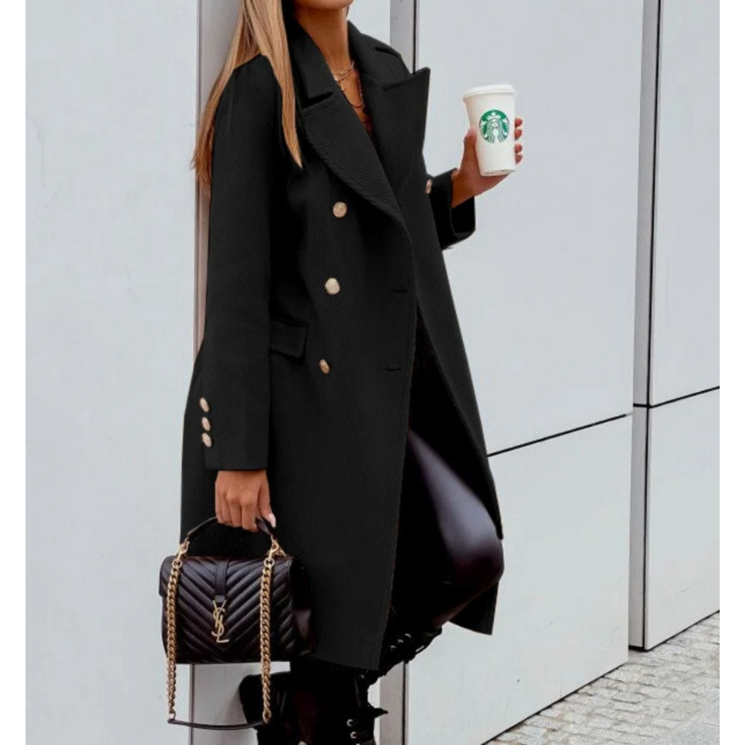 Elegante Lange Jas voor Vrouwen