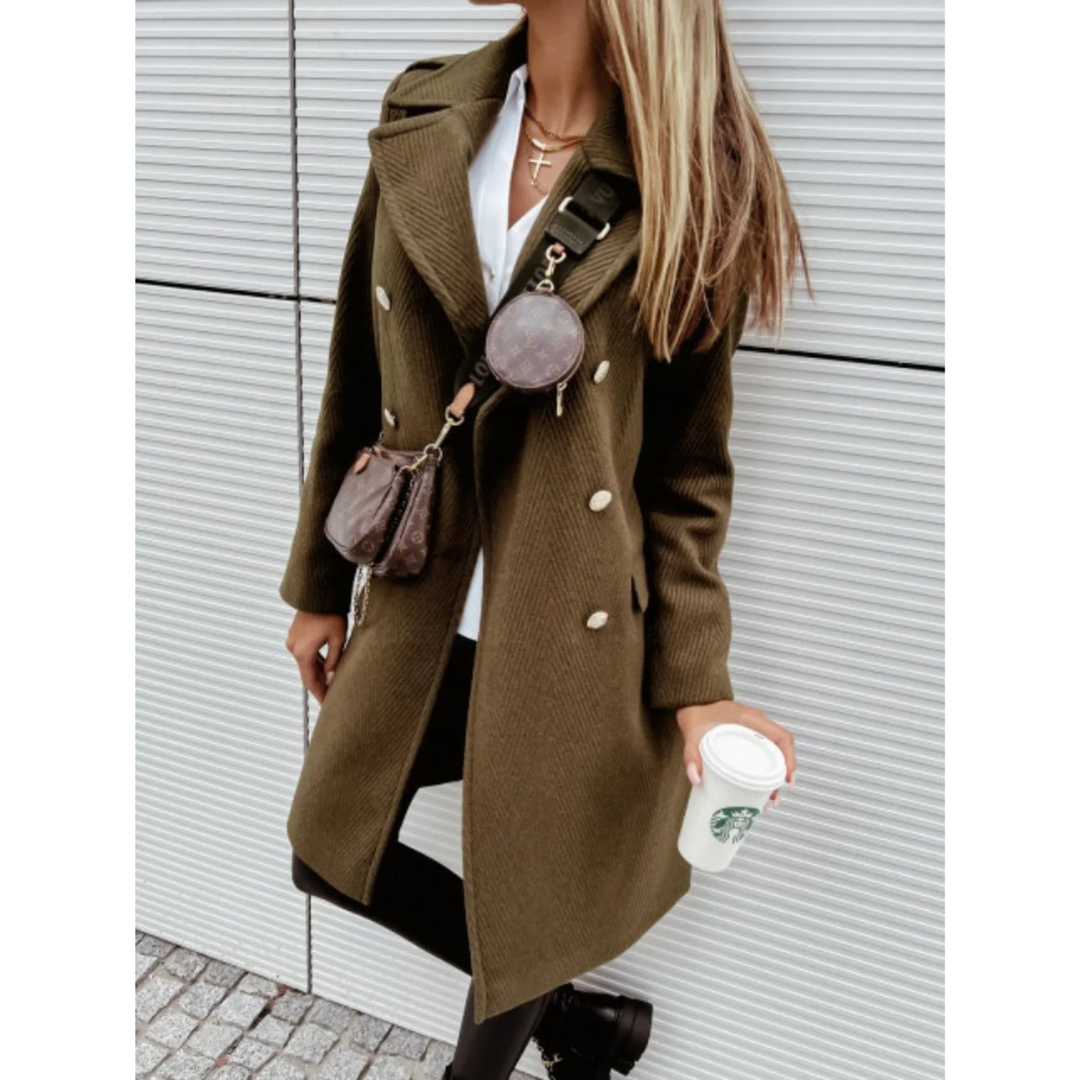 Elegante Lange Jas voor Vrouwen