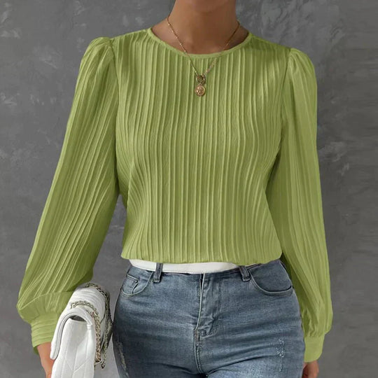Elegante Plooitjesblouse voor Vrouwen
