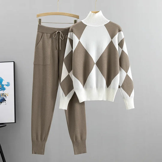 Elegante Set Shirt & Lange Broek voor Vrouwen