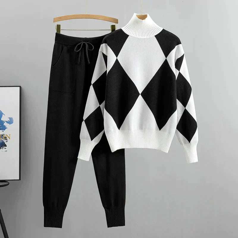 Elegante Set Shirt & Lange Broek voor Vrouwen