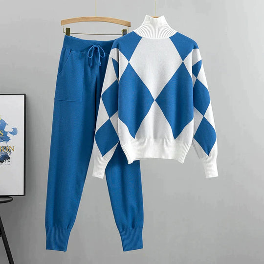 Elegante Set Shirt & Lange Broek voor Vrouwen