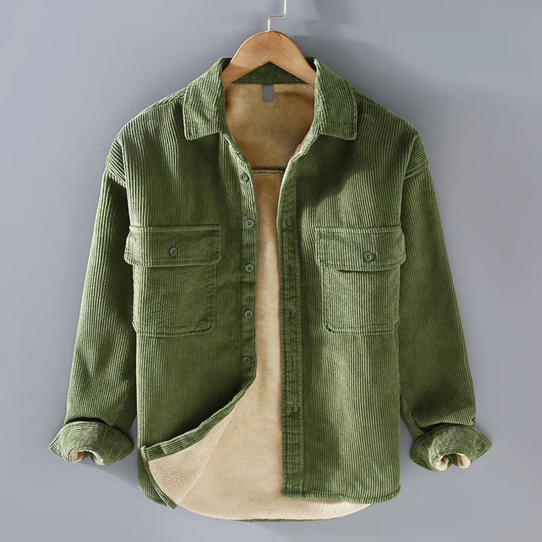 Corduroy Winterjas voor Mannen