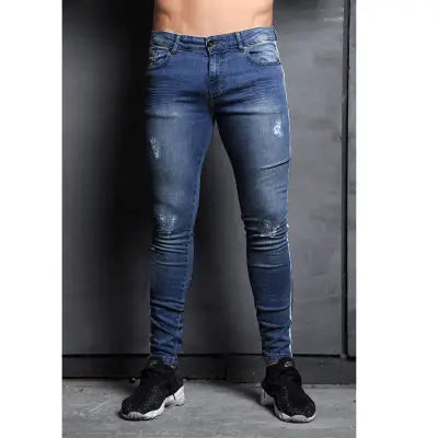 Ademende Slim Fit Jeans voor Mannen