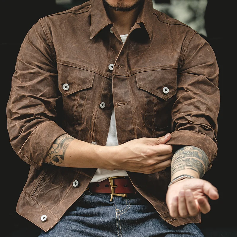 Stoere Waxed Jas voor Mannen