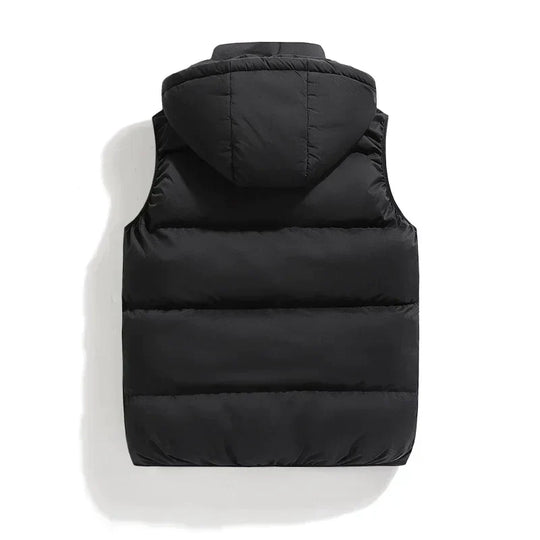 Gewatteerde Bodywarmer met Capuchon voor Mannen