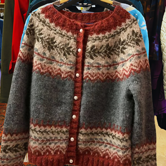 Ademend Wolblend Cardigan voor Vrouwen