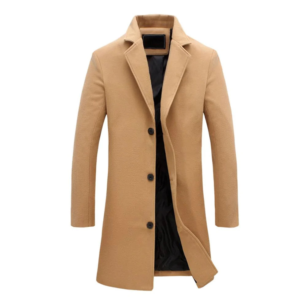 Coole Lange Winterjas voor Mannen
