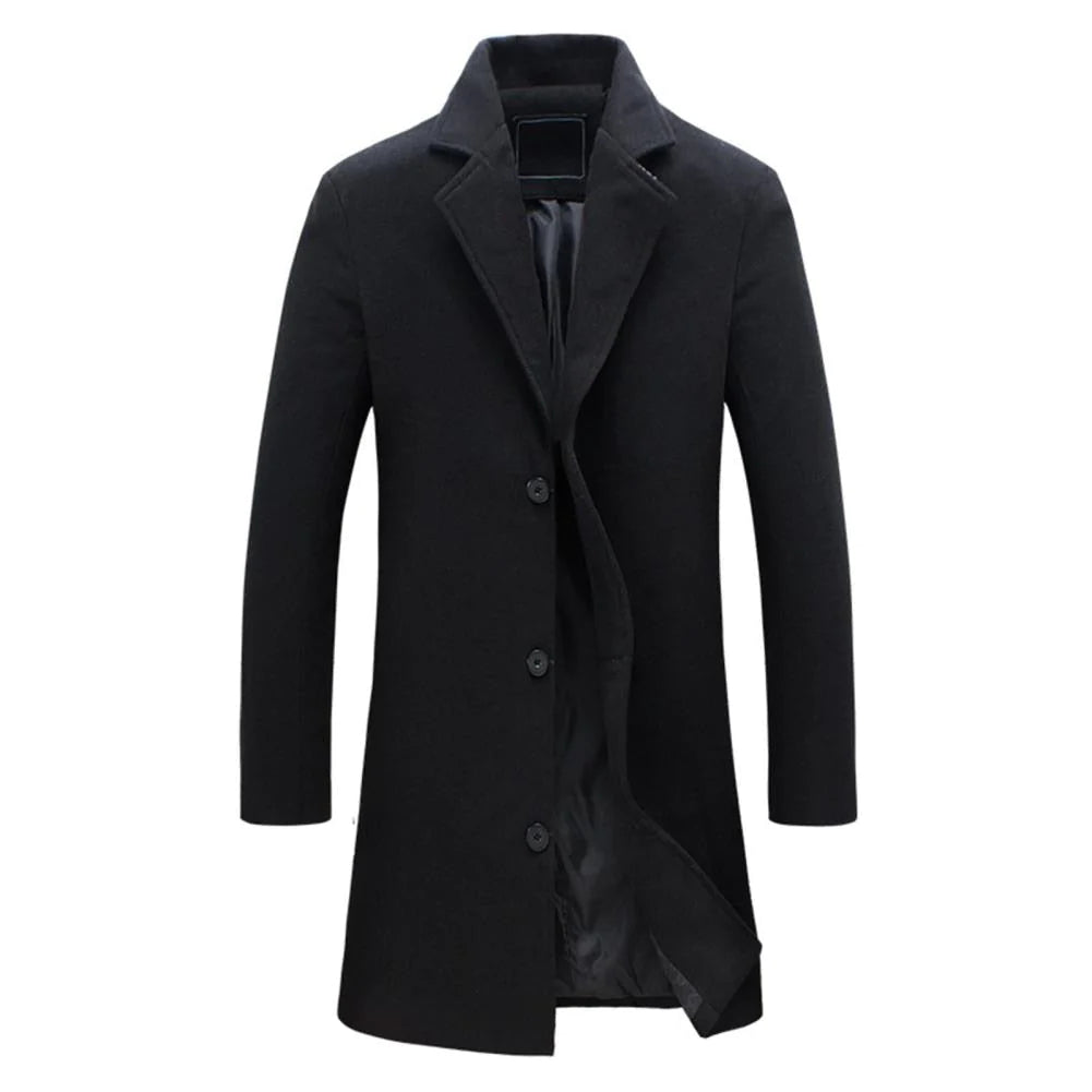 Coole Lange Winterjas voor Mannen