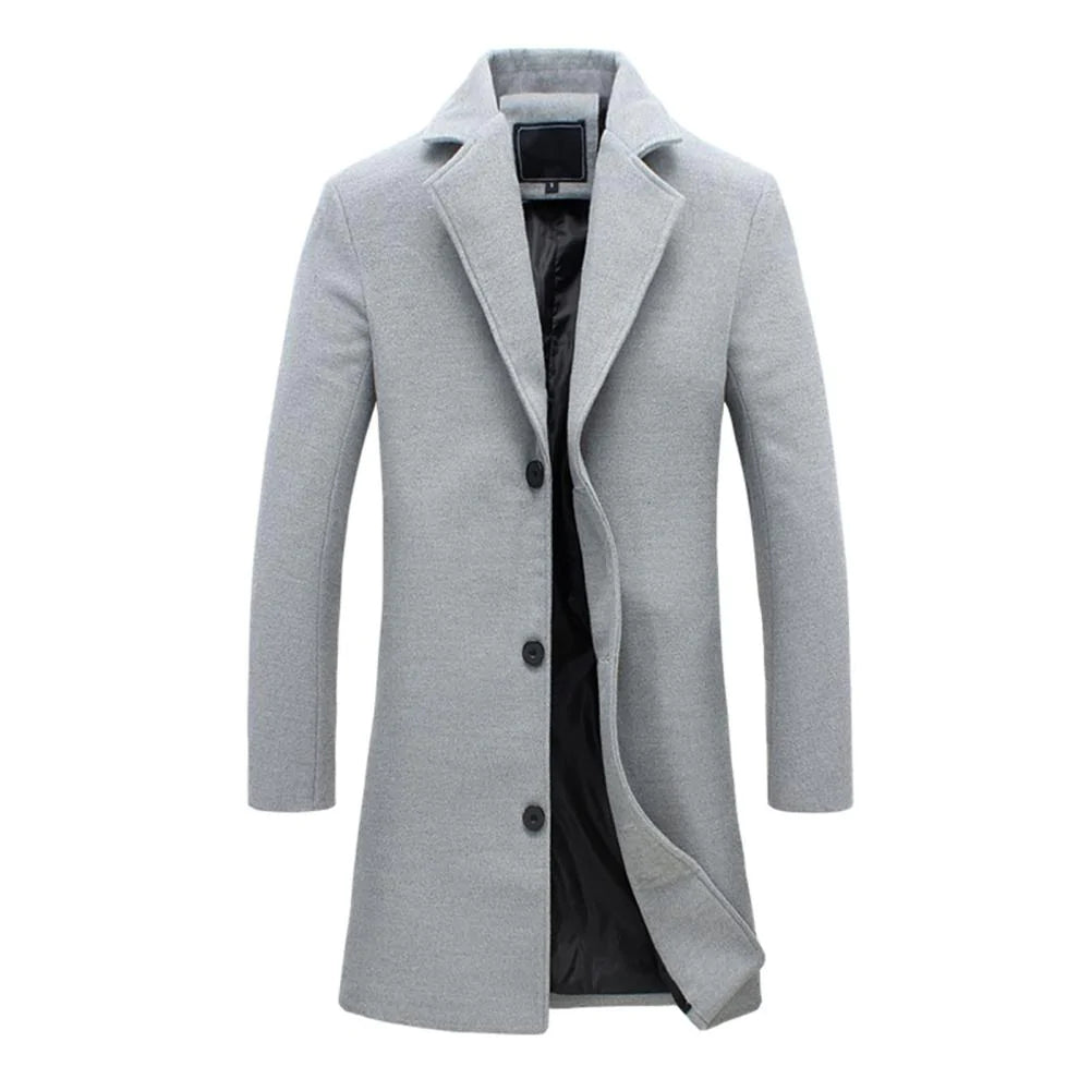 Coole Lange Winterjas voor Mannen