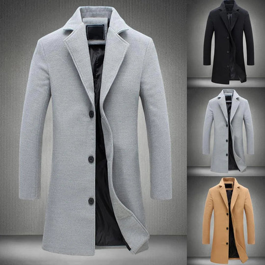 Coole Lange Winterjas voor Mannen