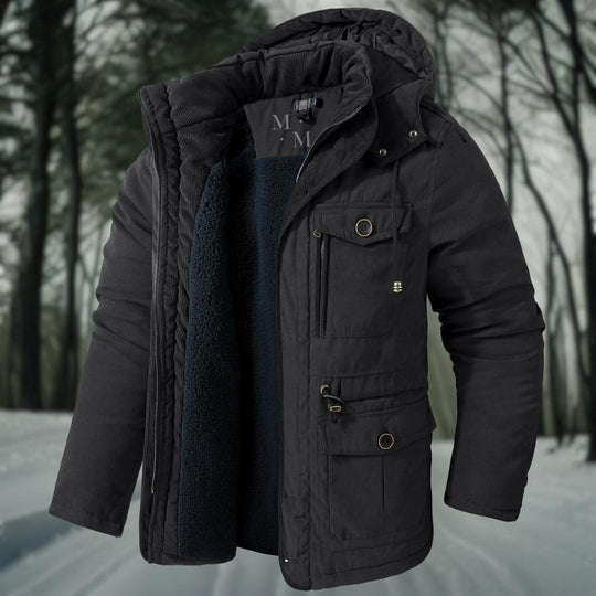 Stijlvolle Winterjas met Capuchon voor Mannen