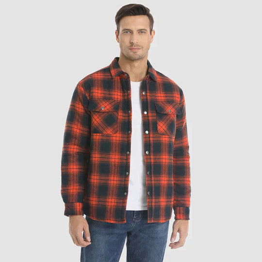 Moderne Stijl Flanellen Jas voor Mannen