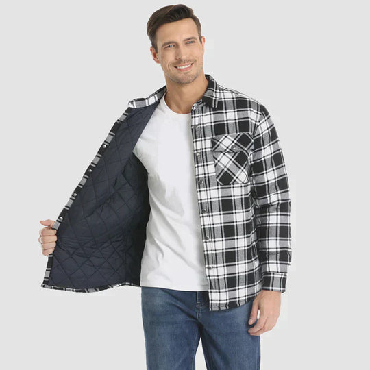 Moderne Stijl Flanellen Jas voor Mannen