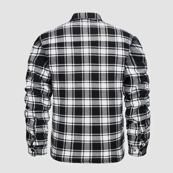 Moderne Stijl Flanellen Jas voor Mannen