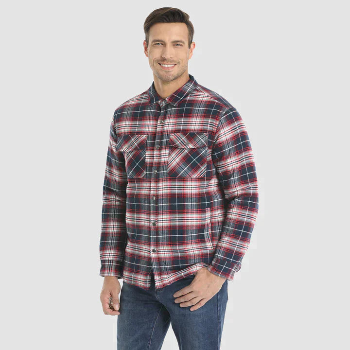Moderne Stijl Flanellen Jas voor Mannen