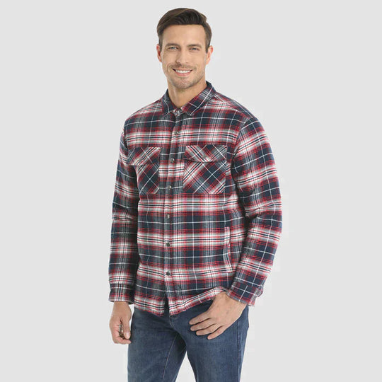 Moderne Stijl Flanellen Jas voor Mannen