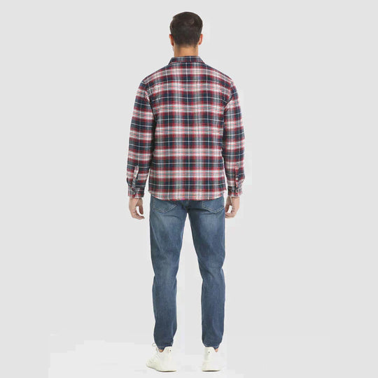 Moderne Stijl Flanellen Jas voor Mannen