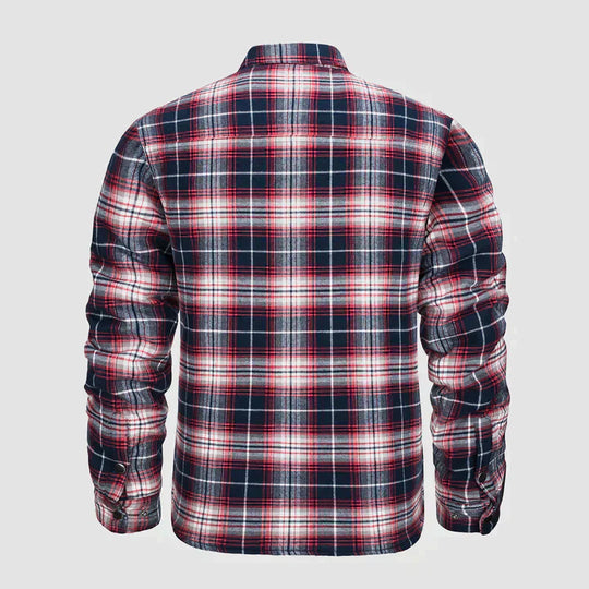 Moderne Stijl Flanellen Jas voor Mannen