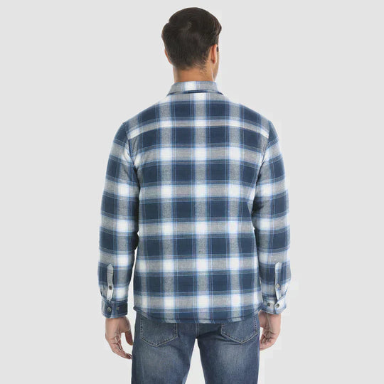 Moderne Stijl Flanellen Jas voor Mannen
