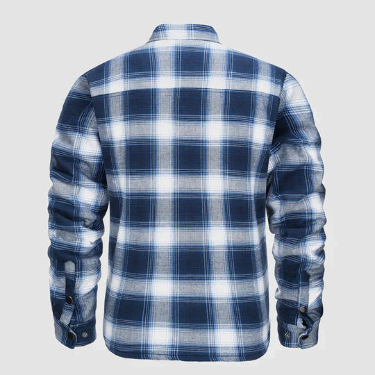 Moderne Stijl Flanellen Jas voor Mannen