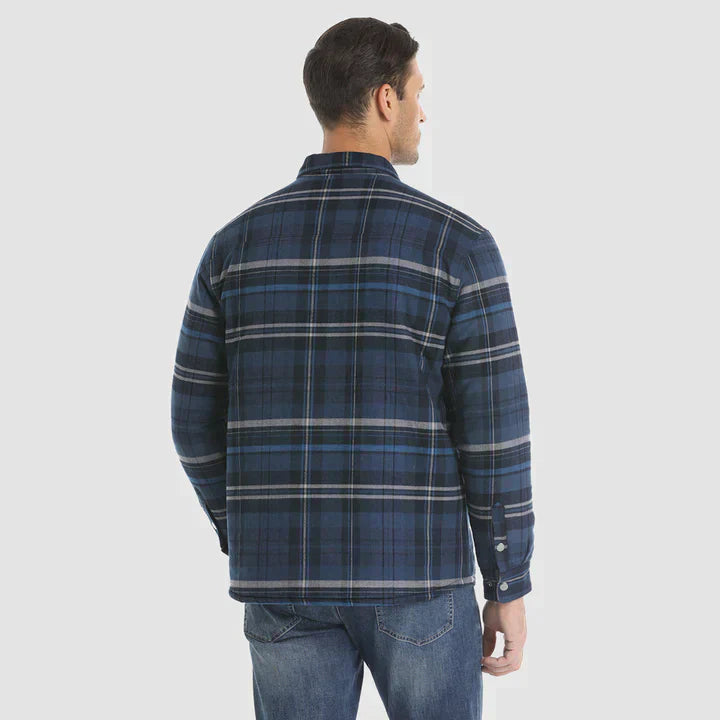 Moderne Stijl Flanellen Jas voor Mannen