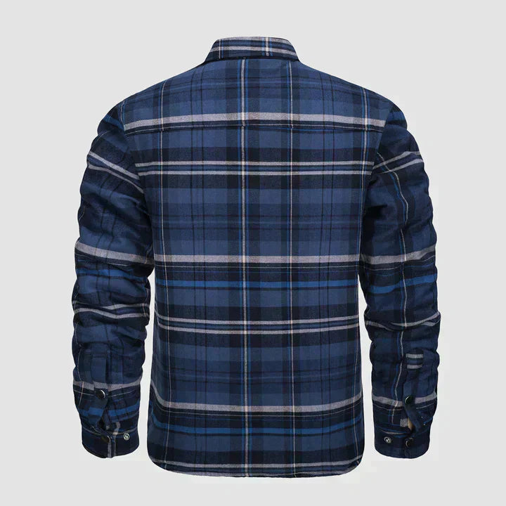 Moderne Stijl Flanellen Jas voor Mannen