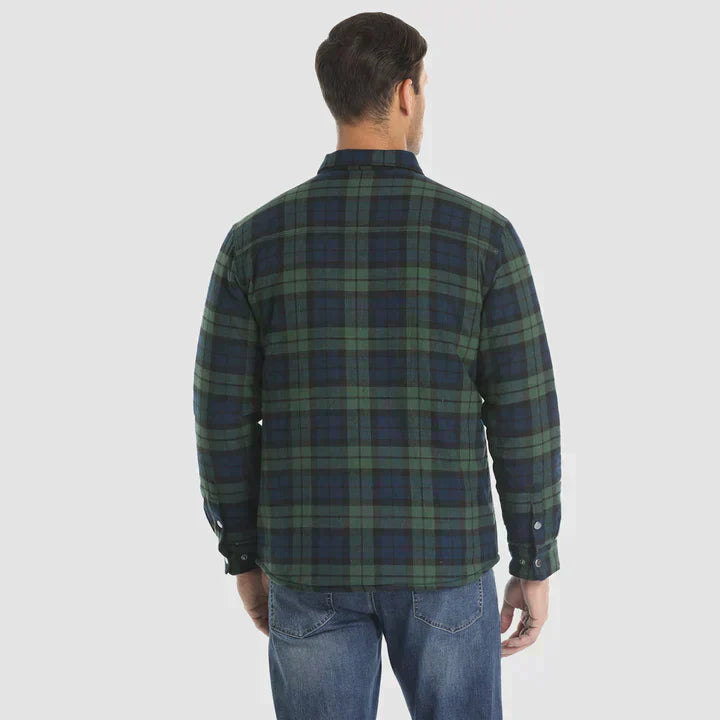 Moderne Stijl Flanellen Jas voor Mannen