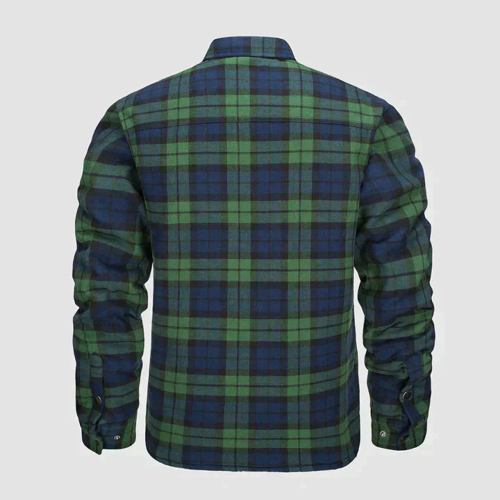 Moderne Stijl Flanellen Jas voor Mannen