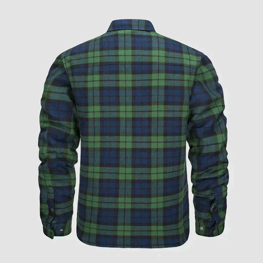 Moderne Stijl Flanellen Jas voor Mannen