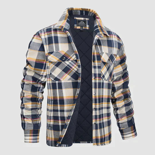 Moderne Stijl Flanellen Jas voor Mannen