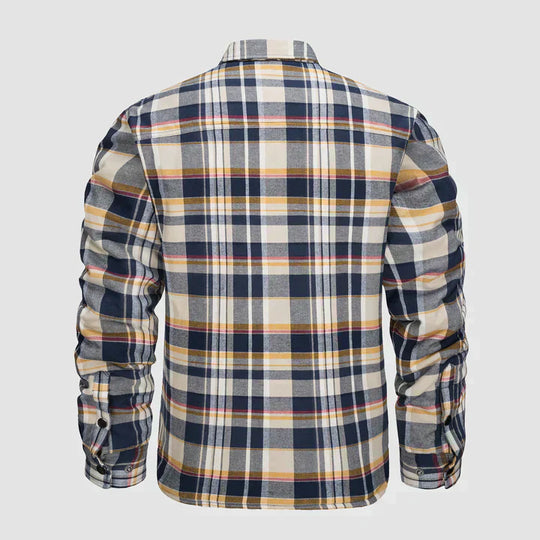 Moderne Stijl Flanellen Jas voor Mannen